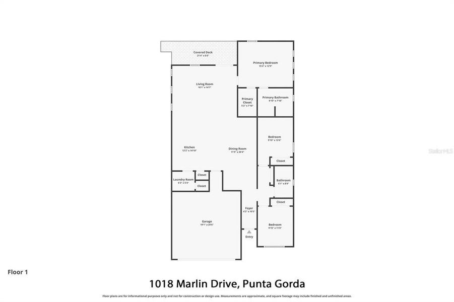 2D floor plan layout of this home in , Punta Gorda, FL (Image 6). 2D floor plan layout of this home in , Punta Gorda, FL (Image 6).