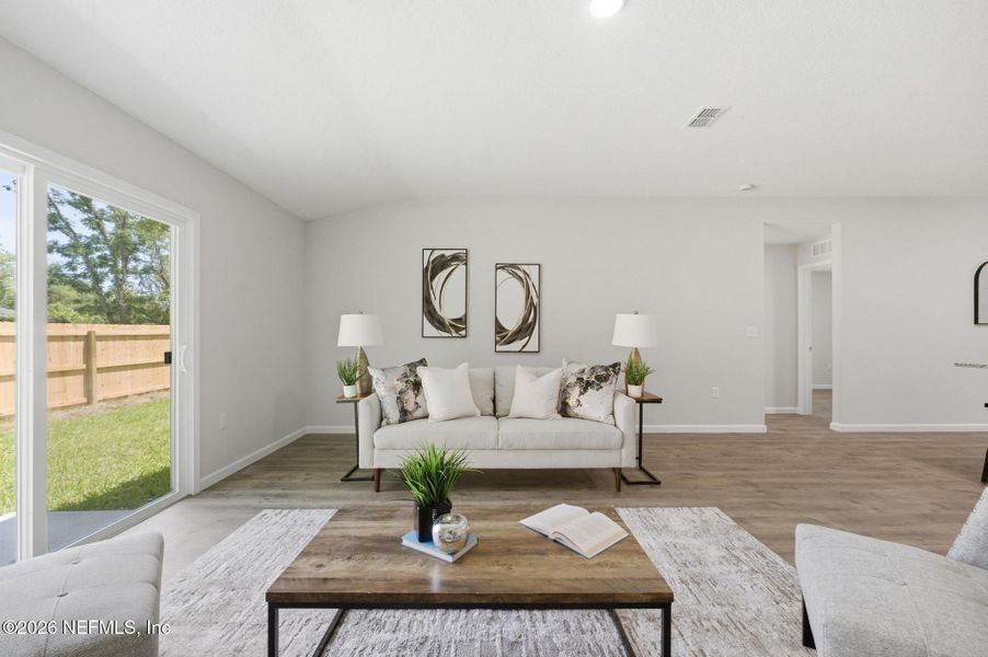 Furnished interior view inside a new home in , Jacksonville (Image 16).