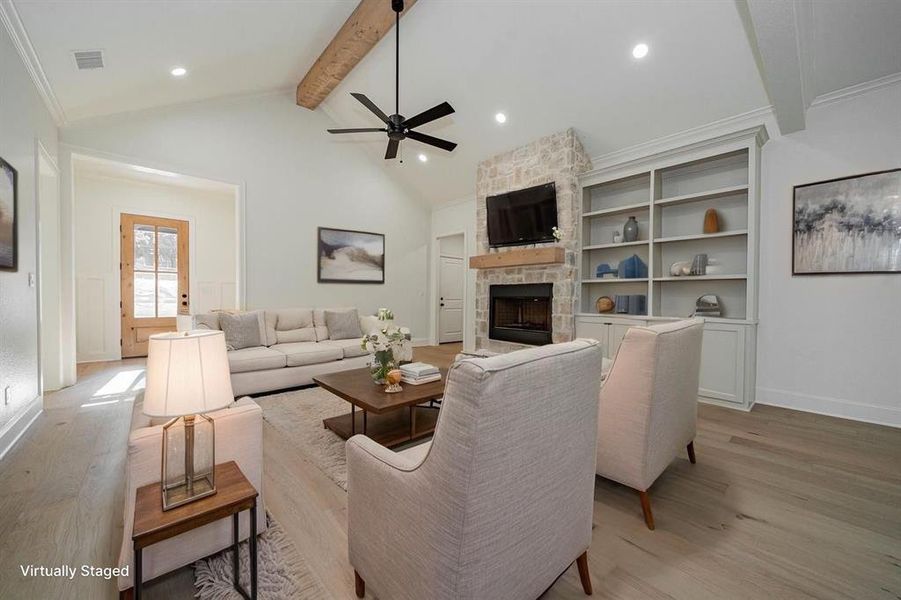 Furnished interior view inside a new home in , Athens (Image 16).