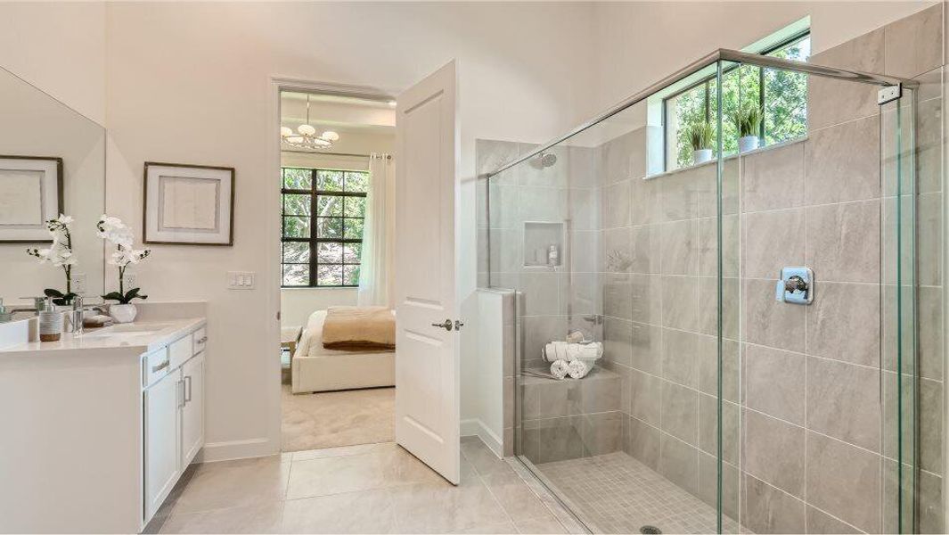 Furnished interior view inside a new home in Tesoro Club, Port St. Lucie (Image 6).