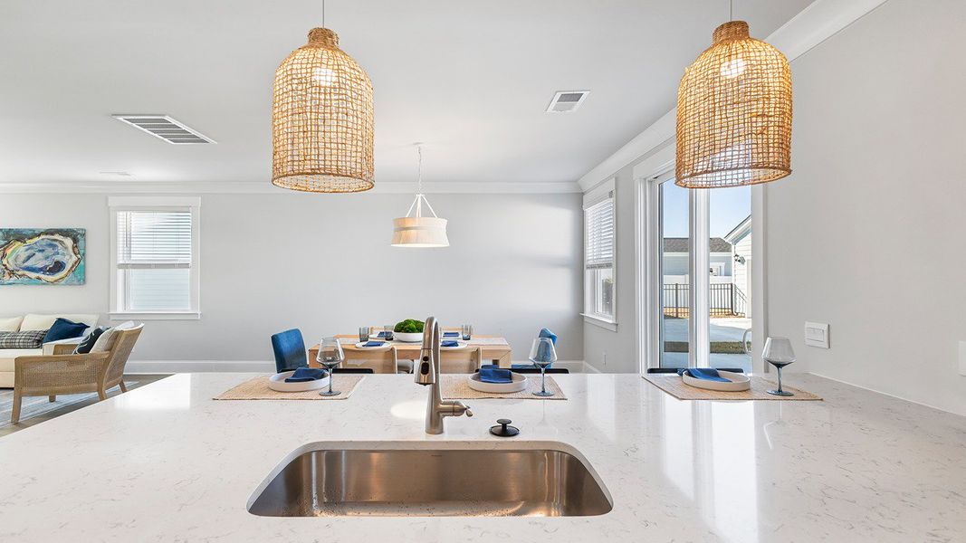 Furnished interior view inside a new home in Rivers Reach, Yemassee (Image 5).