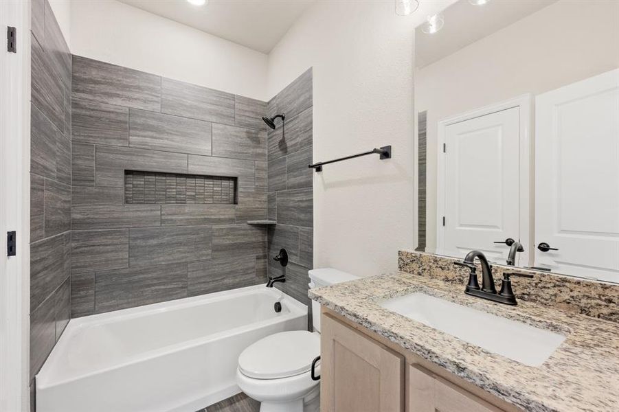 Furnished interior view inside a new home in Villages of Walnut Grove, Midlothian (Image 12). Furnished interior view inside a new home in Villages of Walnut Grove, Midlothian (Image 12).