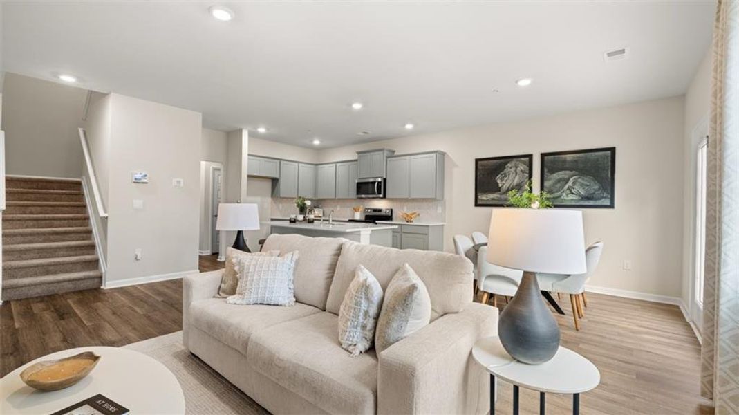 Furnished interior view inside a new home in Echo Glen, Stockbridge (Image 32).