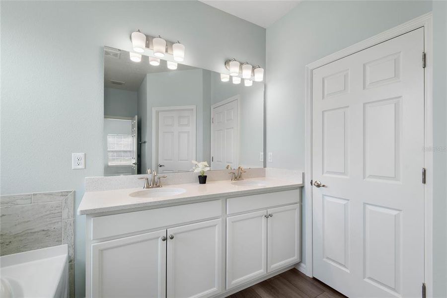 Furnished interior view inside a new home in Sawmill Creek at Palm Coast Park, Palm Coast (Image 8). Furnished interior view inside a new home in Sawmill Creek at Palm Coast Park, Palm Coast (Image 8).