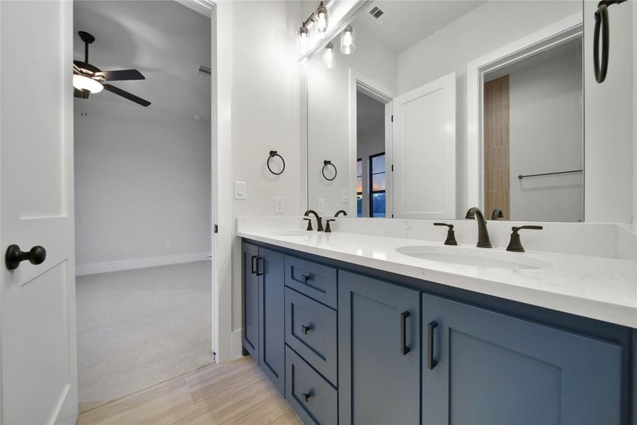 Furnished interior view inside a new home in High Meadow Estates, New Waverly (Image 15).