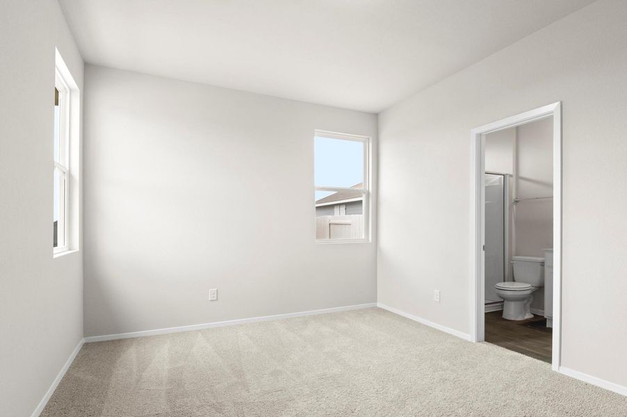 Spacious, unfurnished interior of a new home in Casetta Ranch, Kyle (Image 22).