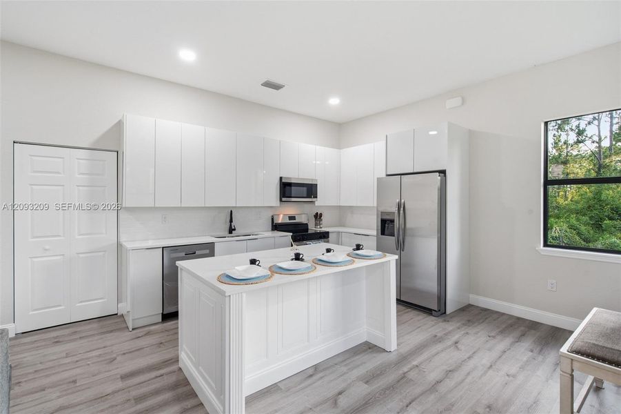 Furnished interior view inside a new home in , Lehigh Acres (Image 6).