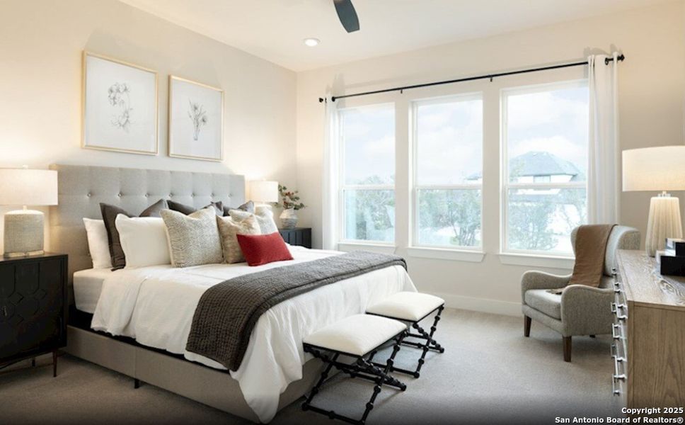 Furnished interior view inside a new home in Highland Estates, San Antonio (Image 5). Furnished interior view inside a new home in Highland Estates, San Antonio (Image 5).