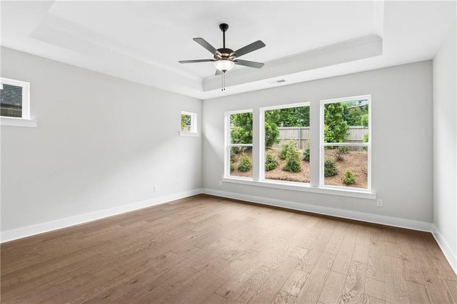Spacious, unfurnished interior of a new home in Maple Grove at Towne Lake, Woodstock (Image 13). Spacious, unfurnished interior of a new home in Maple Grove at Towne Lake, Woodstock (Image 13).