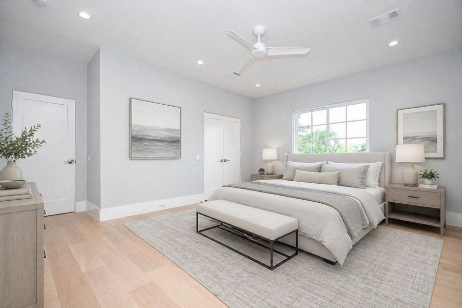 Furnished interior view inside a new home in , Houston (Image 37). Furnished interior view inside a new home in , Houston (Image 37).