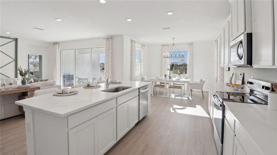 Furnished interior view inside a new home in Tartan Farms at Winding Oaks, Ocala (Image 16).