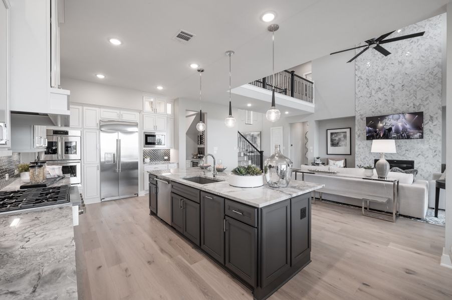 Representative furnished interior of a home built from the Casoria by Tri Pointe Homes in Solace Collection At Evergrove, Richmond (Image 13).