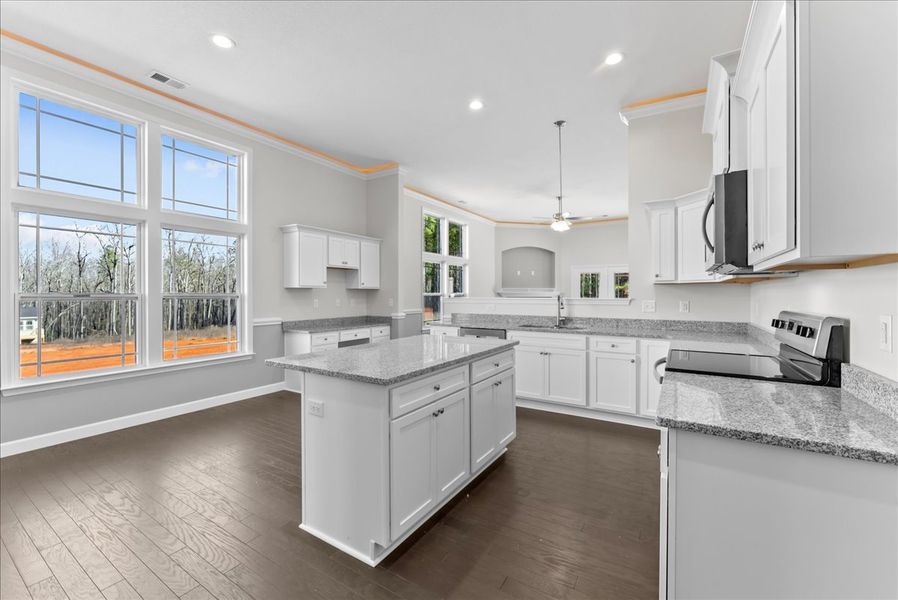 Representative furnished interior of a home built from the Addington by Enchanted Homes in Ballentine Ridge, Lyman (Image 17).