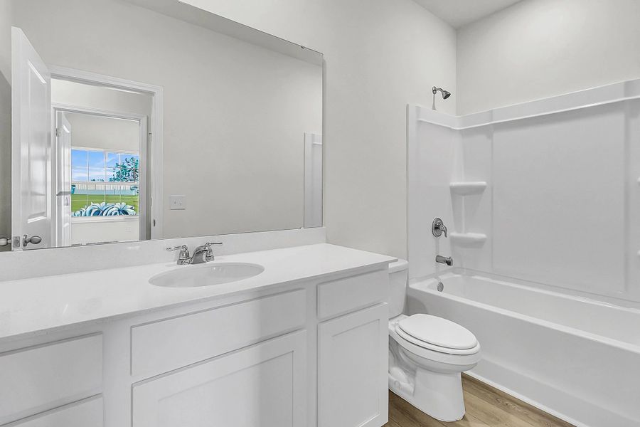 Similar Palmetto floorplan for inspiration - features and finishes vary