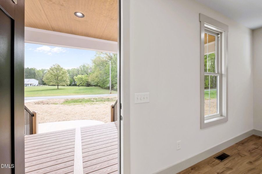 8-1 looking out front door