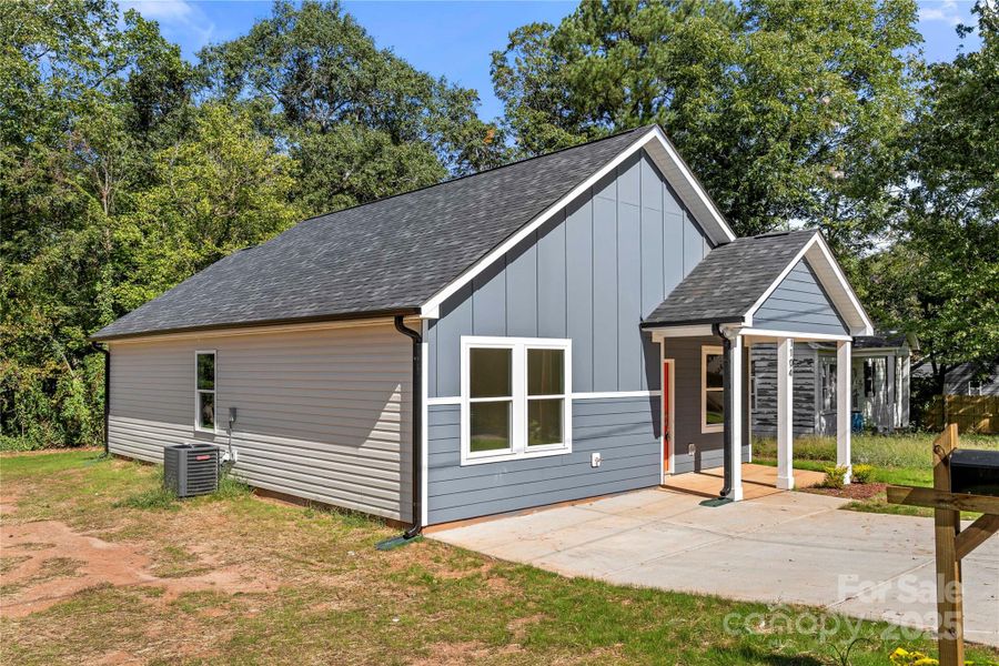 Front exterior of a new home in , Shelby, NC, highlighting curb appeal (Image 13).