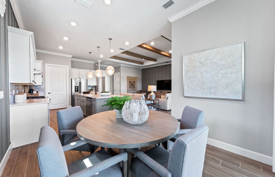 Representative furnished interior of a home built from the Prestige by DiVosta in Emerson Oaks, Vero Beach (Image 18).
