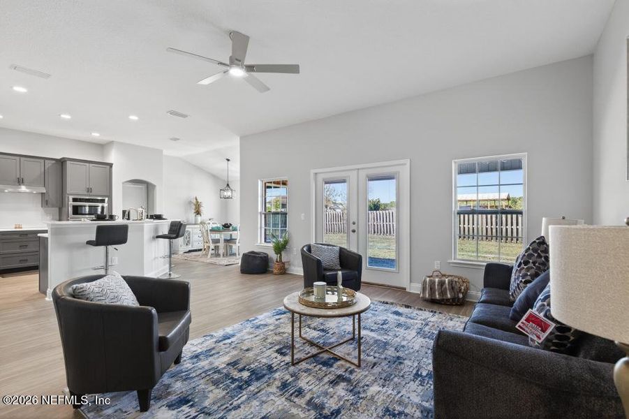 Furnished interior view inside a new home in , Callahan (Image 55).