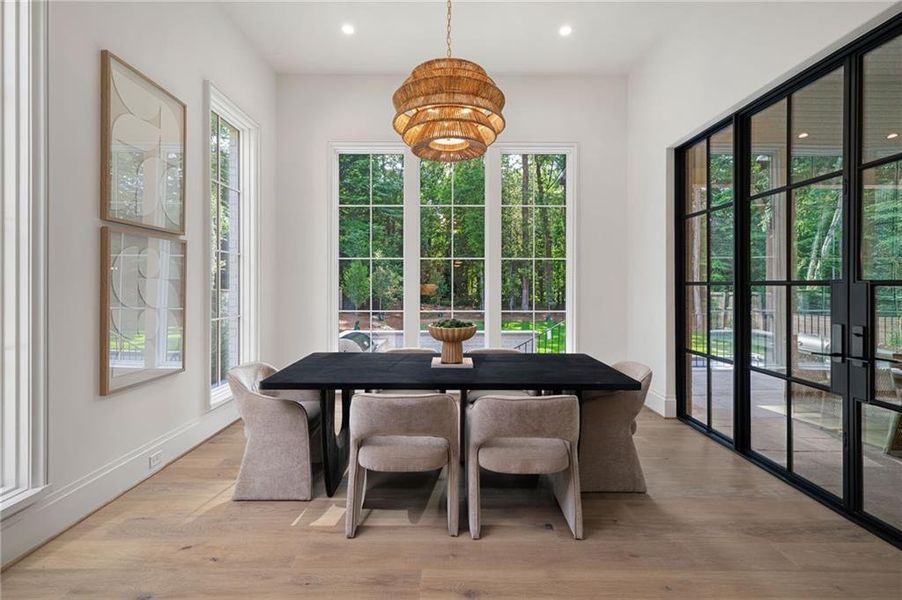 Furnished interior view inside a new home in , Atlanta (Image 6).