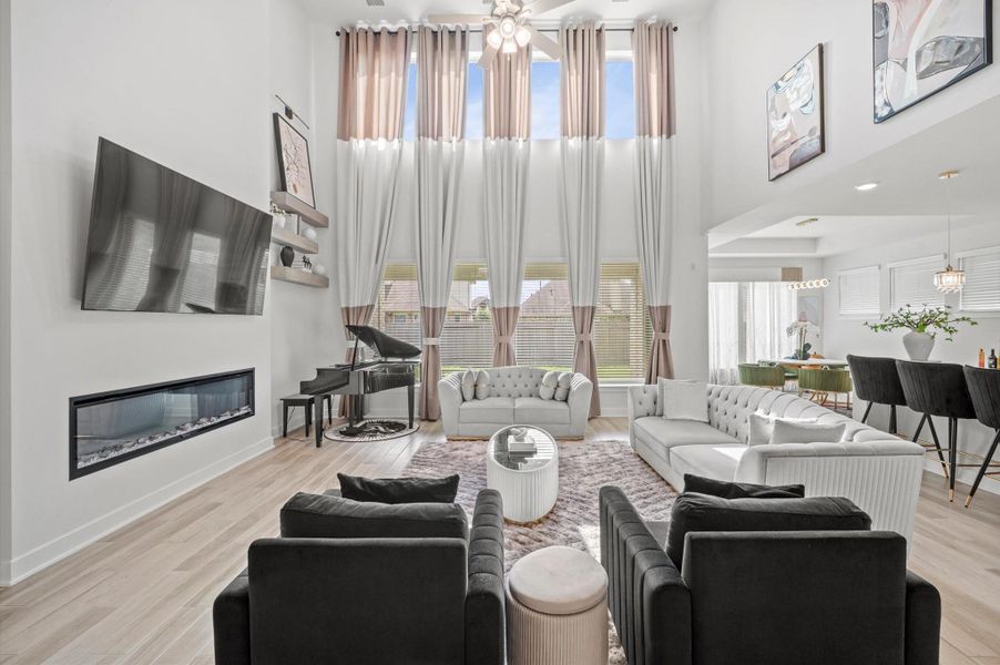 Furnished interior view inside a new home in McCrary Meadows, Richmond (Image 7).