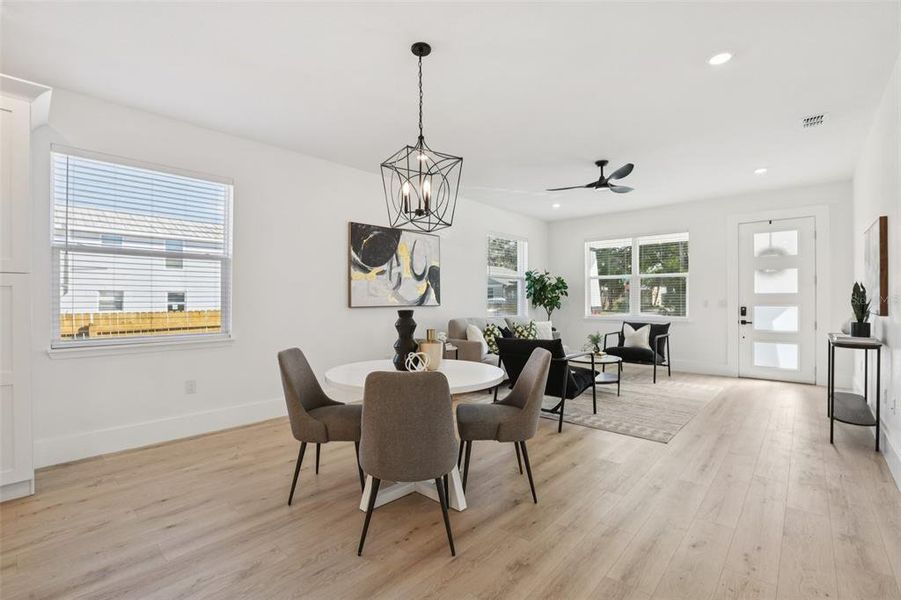 Furnished interior view inside a new home in , Tampa (Image 17).