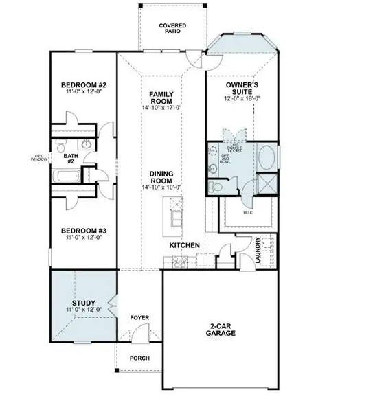 2D floor plan layout of this home in Lone Star Landing, Montgomery, TX (Image 4). 2D floor plan layout of this home in Lone Star Landing, Montgomery, TX (Image 4).