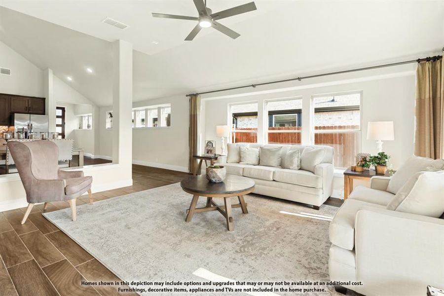 Furnished interior view inside a new home in Sunset Ridge, Alvarado (Image 19). Furnished interior view inside a new home in Sunset Ridge, Alvarado (Image 19).