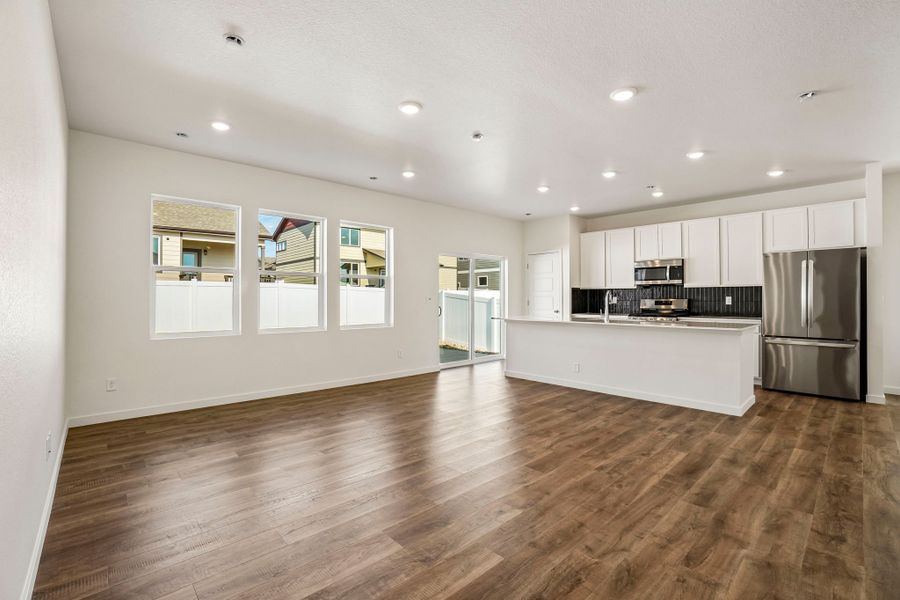 Spacious, unfurnished interior of a new home in Union Colony West, Greeley (Image 44).