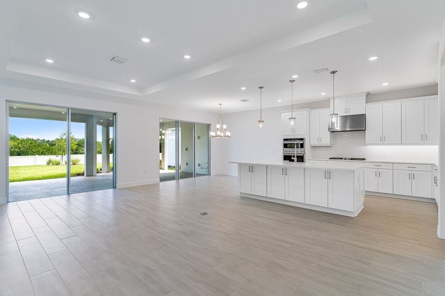 Representative unfurnished interior of a home built from the Azzurro by Taylor Morrison in Esplanade at Center Lake Ranch, St. Cloud (Image 27).