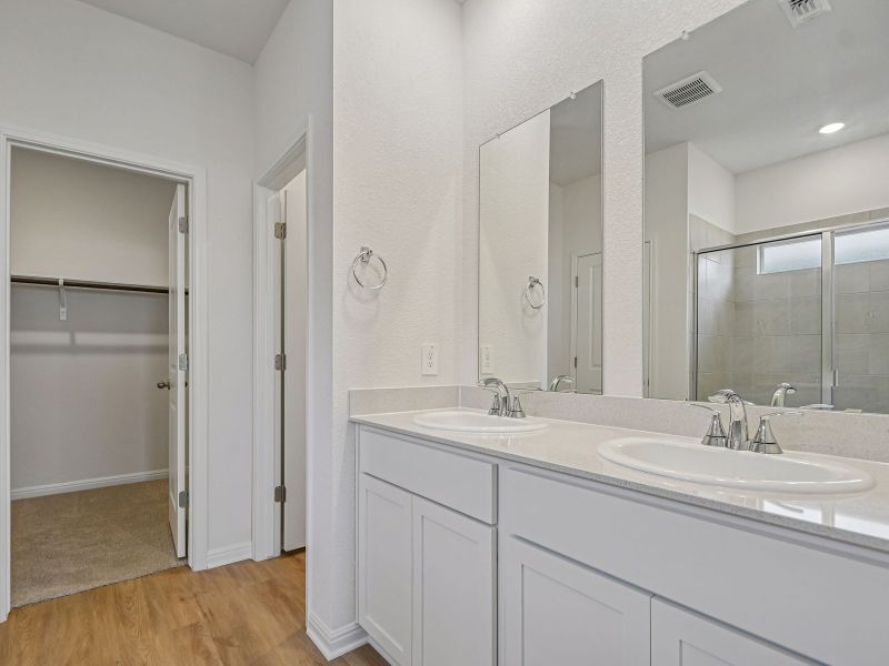Furnished interior view inside a new home in Prairie Winds - Reserve Collection, Hutto (Image 4). Furnished interior view inside a new home in Prairie Winds - Reserve Collection, Hutto (Image 4).