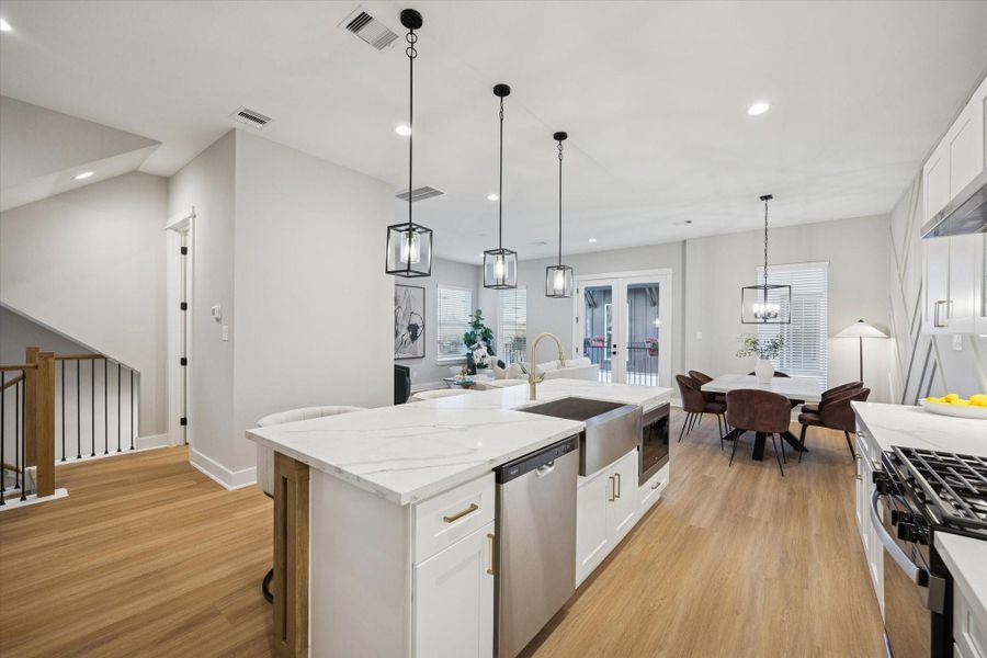 Furnished interior view inside a new home in , Houston (Image 13).