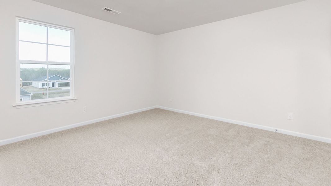 Representative unfurnished interior of a home built from the PENWELL by D.R. Horton in Aurora Acres, Snow Camp (Image 27).