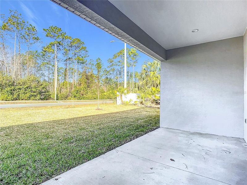 Exterior details and patio area of a home in , Palm Coast (Image 30). Exterior details and patio area of a home in , Palm Coast (Image 30).