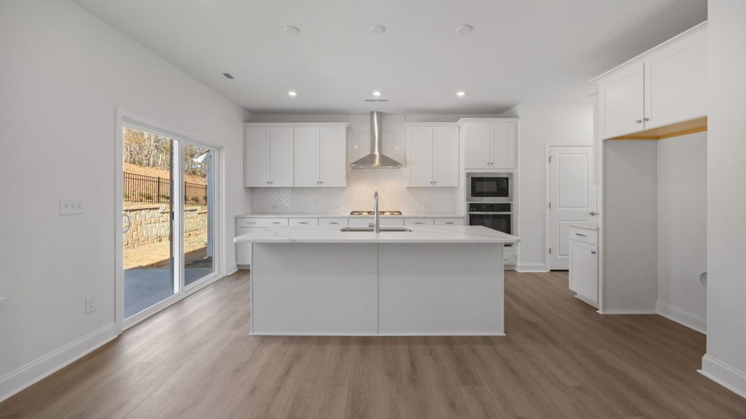 The Burton Plan in Farms at Bellingham by DRB Homes in Charlotte NC - Kitchen