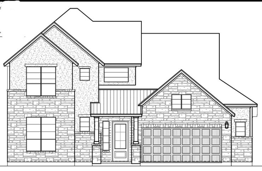 Representative rendering of the exterior for the Rivers – 60′ Lot by Chesmar Homes (Image 12).