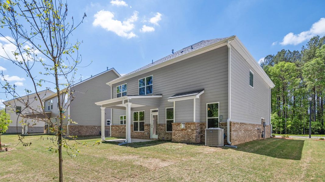 Exterior details and patio area of a home in Wildwood, Covington (Image 25).