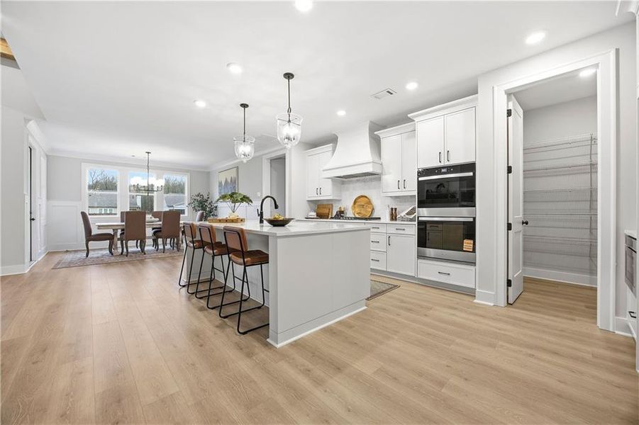 Furnished interior view inside a new home in Yellowstone Farms, Cumming (Image 17).