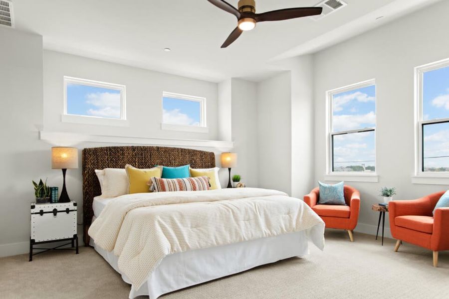 Representative furnished interior of a home built from the Turnberry 3 by Grenadier Homes in The Tribute, The Colony (Image 4). Representative furnished interior of a home built from the Turnberry 3 by Grenadier Homes in The Tribute, The Colony (Image 4).