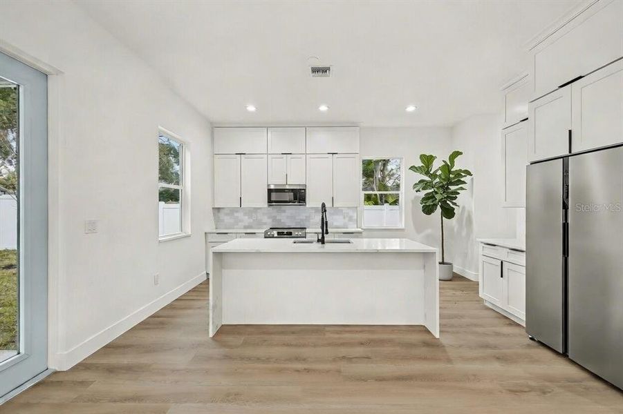 Furnished interior view inside a new home in , St. Petersburg (Image 17).