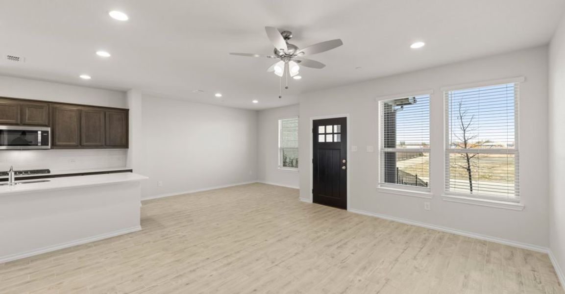 Representative exterior photo of a completed home built from the Whitney by Impression Homes in Creekshaw, Royse City, TX (Image 9). Representative exterior photo of a completed home built from the Whitney by Impression Homes in Creekshaw, Royse City, TX (Image 9).