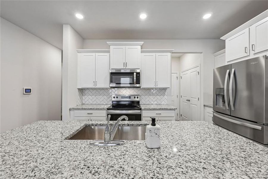 Furnished interior view inside a new home in , Decatur (Image 12).