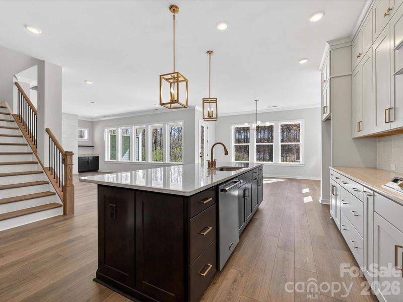 Furnished interior view inside a new home in North Creek Village, Huntersville (Image 10).