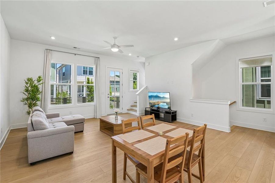Furnished interior view inside a new home in , Alpharetta (Image 20).