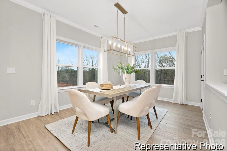 Furnished interior view inside a new home in Huntington Hills, Lincolnton (Image 10).