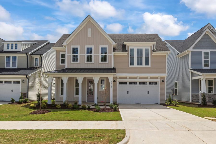 Representative exterior photo of a completed home built from the The Highland by RobuckHomes in Kennebec Crossing, Angier, NC (Image 5). Representative exterior photo of a completed home built from the The Highland by RobuckHomes in Kennebec Crossing, Angier, NC (Image 5).