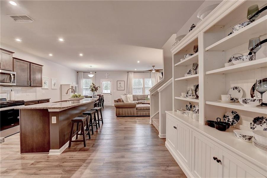 Furnished interior view inside a new home in Haverhill Farms, Bethlehem (Image 9).