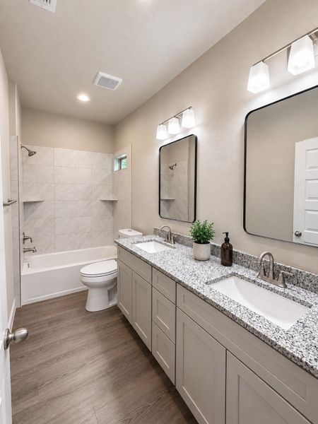Furnished interior view inside a new home in , Willis (Image 13). Furnished interior view inside a new home in , Willis (Image 13).