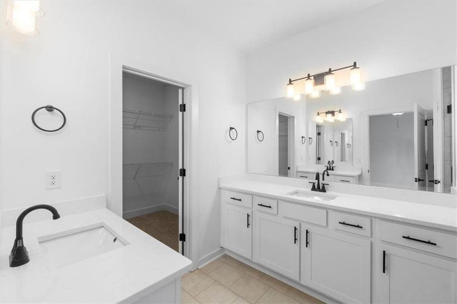 Furnished interior view inside a new home in , Monroe (Image 12).