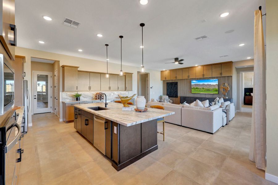 Representative furnished interior of a home built from the Lilac by Mattamy Homes in White Tank Vistas, Waddell (Image 26).