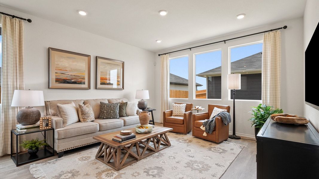 Furnished interior view inside a new home in Valverde, Bastrop (Image 13). Furnished interior view inside a new home in Valverde, Bastrop (Image 13).